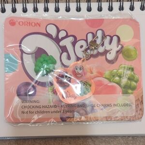 Orion London Jelly Keyring - Pink and Green